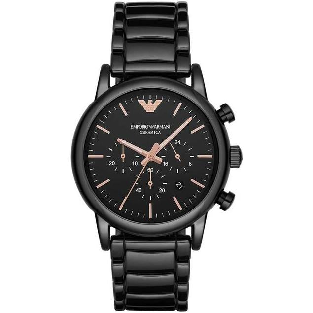 Emporio armani ceramica watch ar1410 rose gold sale