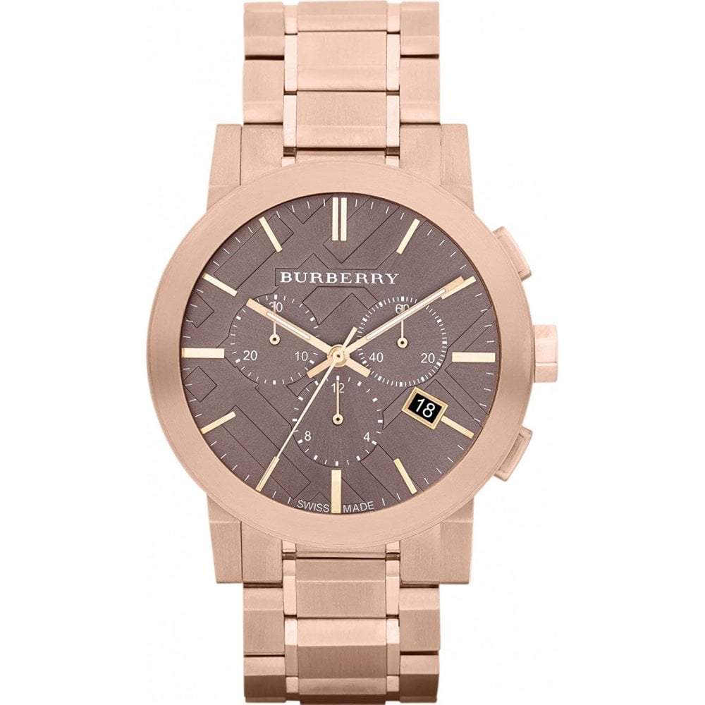 Burberry gold watch sale