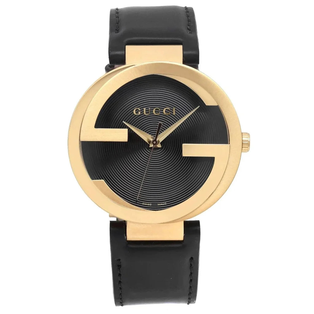 Gucci G-Interlocking Men's Black Watch YA133326