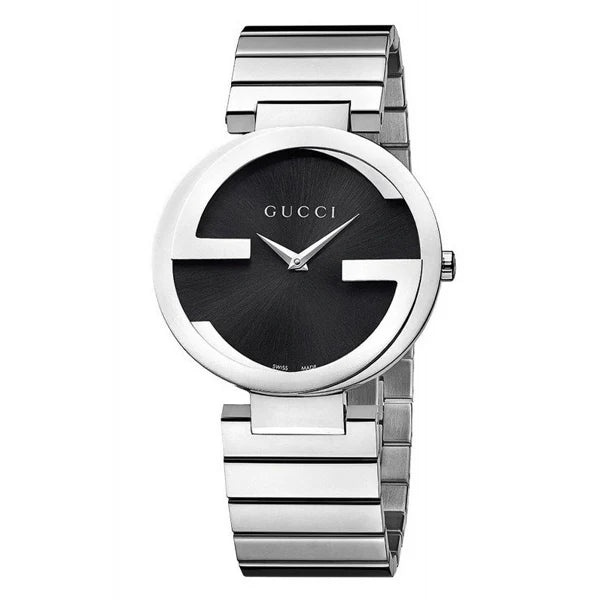 Gucci YA133502 Interlocking G Ladies Black  Watch