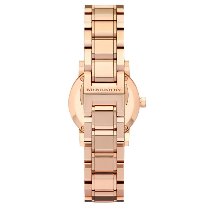 Ladies / Womens The City Diamond Rose Gold Stainless Steel Burberry Designer Watch BU9225