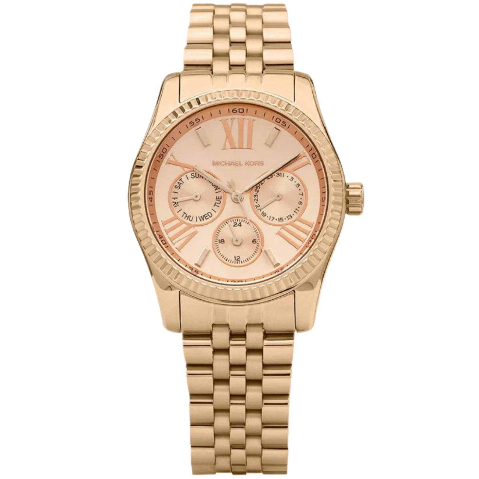 Michael Kors Lexington Ladies Rose Gold Watch MK5809