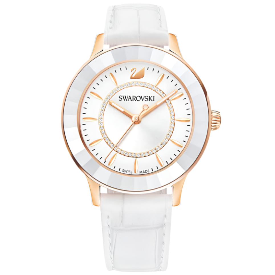 Swarovski Octea Lux Ladies White Watch 5414416