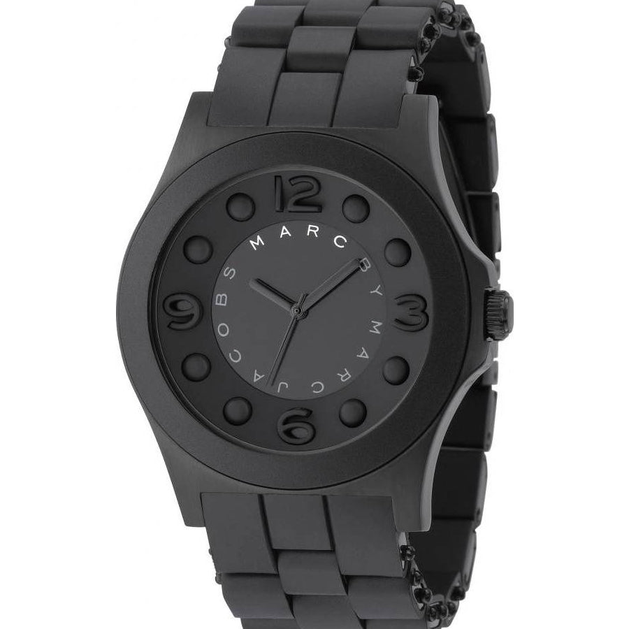 Ladies / Womens Pelly Black Rubber Strap Marc Jacobs Designer Watch MBM2510