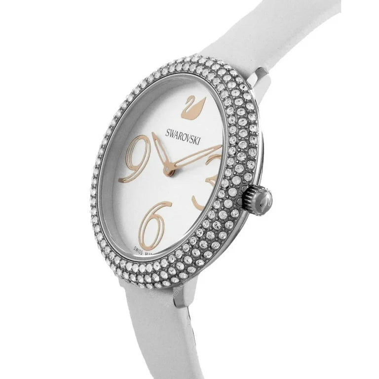 Swarovski Crystal Frost Ladies White Watch 5484070