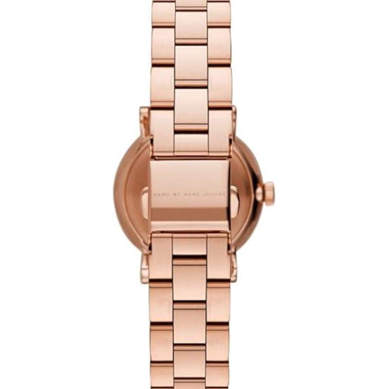 Ladies / Womens Mini Baker Rose Gold Stainless Steel Marc Jacobs Designer Watch MBM3248