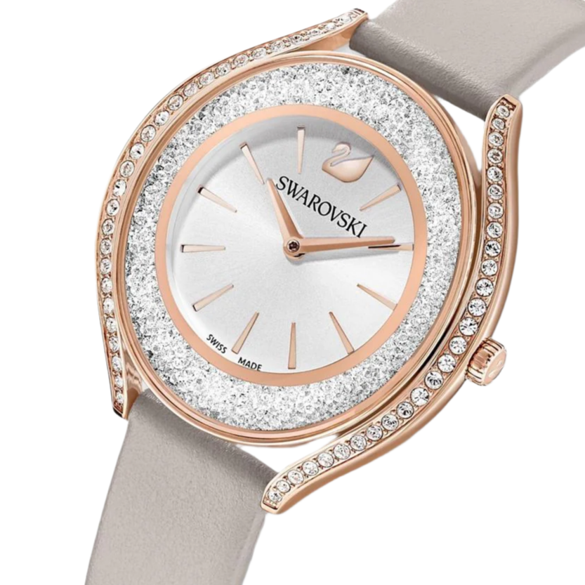 Swarovski Crystalline Aura Ladies Rose Gold Watch 5519450