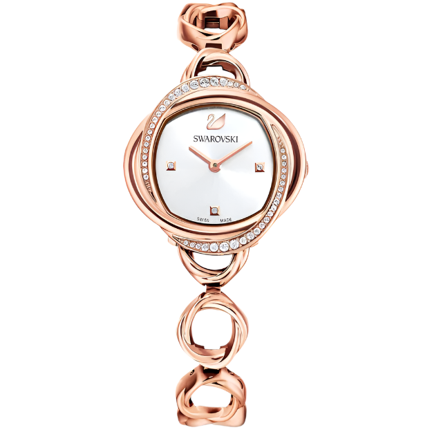 Swarovski Crystal Flower Ladies Rose Gold Watch 5547626