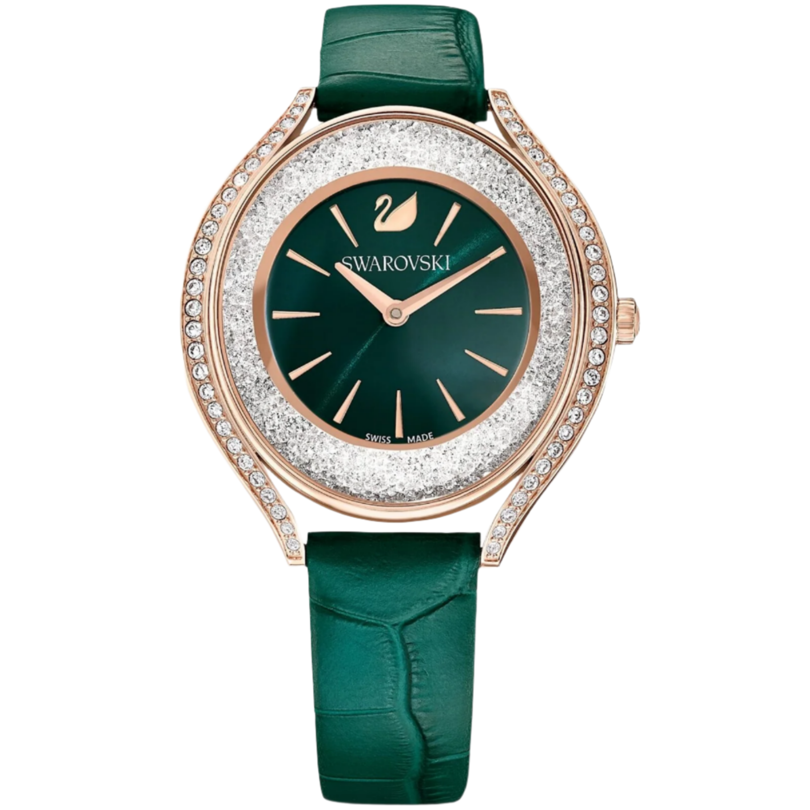 Swarovski Crystalline Aura Ladies Green Watch 5644078