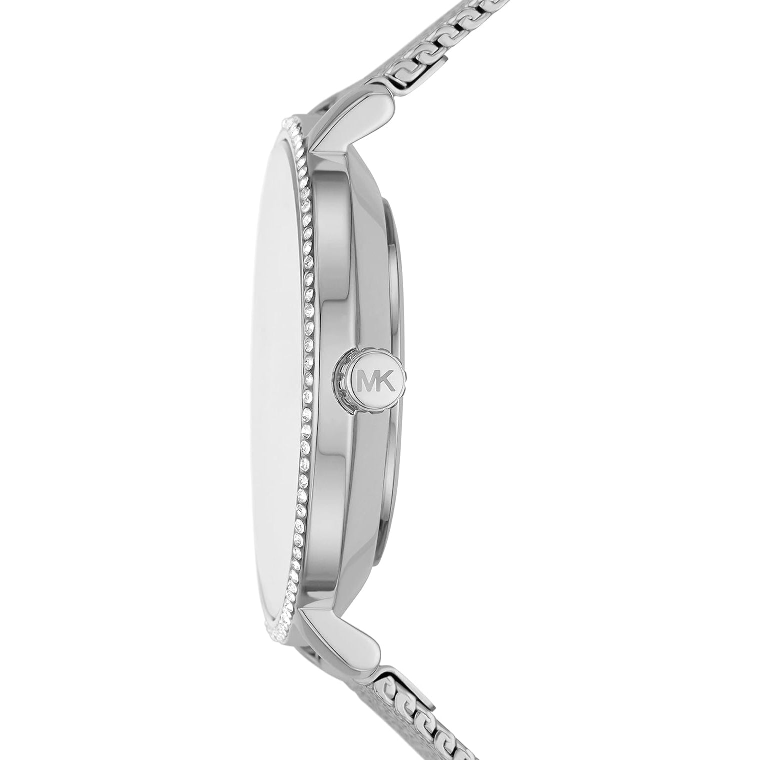 Michael Kors Silver Mini Pyper Pavé Ladies Watch MK4618