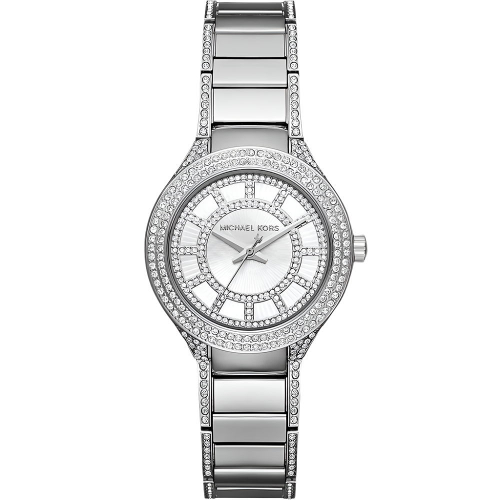 Michael Kors Mini Kerry Ladies Silver Watch MK3441