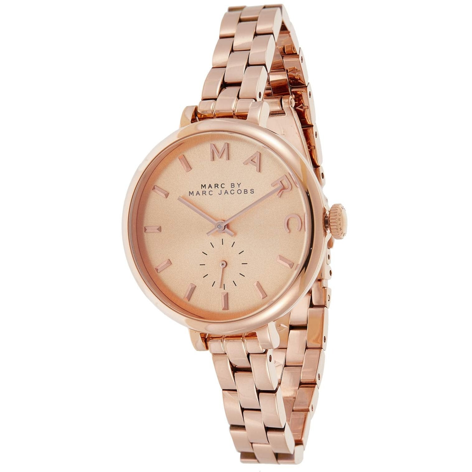 Ladies / Womens Sally Rose Gold Stainless Steel Marc Jacobs Designer Watch MBM3364