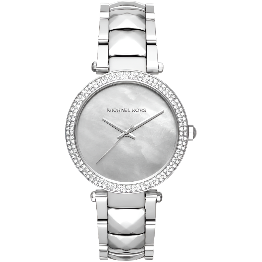 Ladies / Womens Designer Silver Stainless Steel Michael Kors Designer Watch MK6424