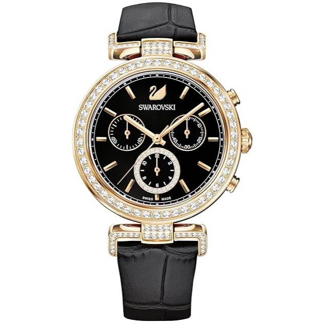 Swarovski Passage Chrono Ladies Black Watch 5295320