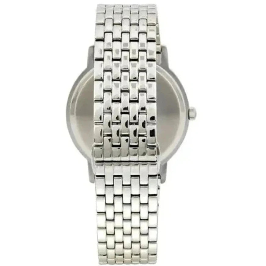 Mens / Gents Silver Stainless Steel Emporio Armani Designer Watch AR11068