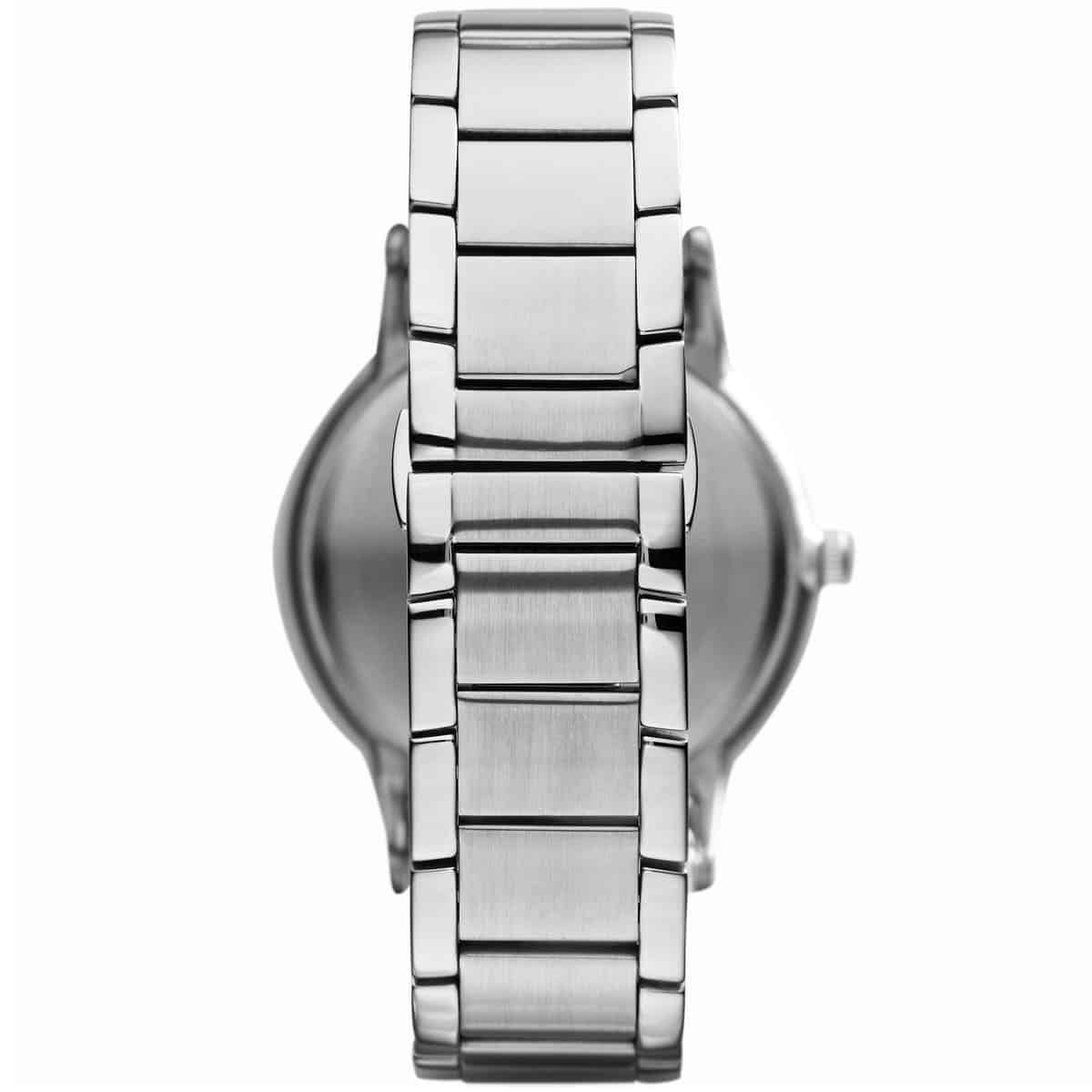 Mens / Gents Silver Stainless Steel Emporio Armani Designer Watch AR11180