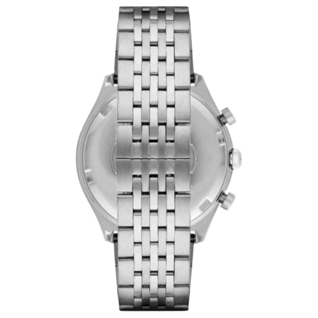 Mens / Gents Silver Stainless Steel Chronograph Emporio Armani Designer Watch AR80009