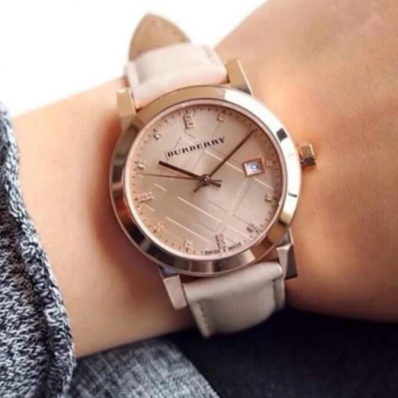 Burberry BU9131 Ladies Beige Watch