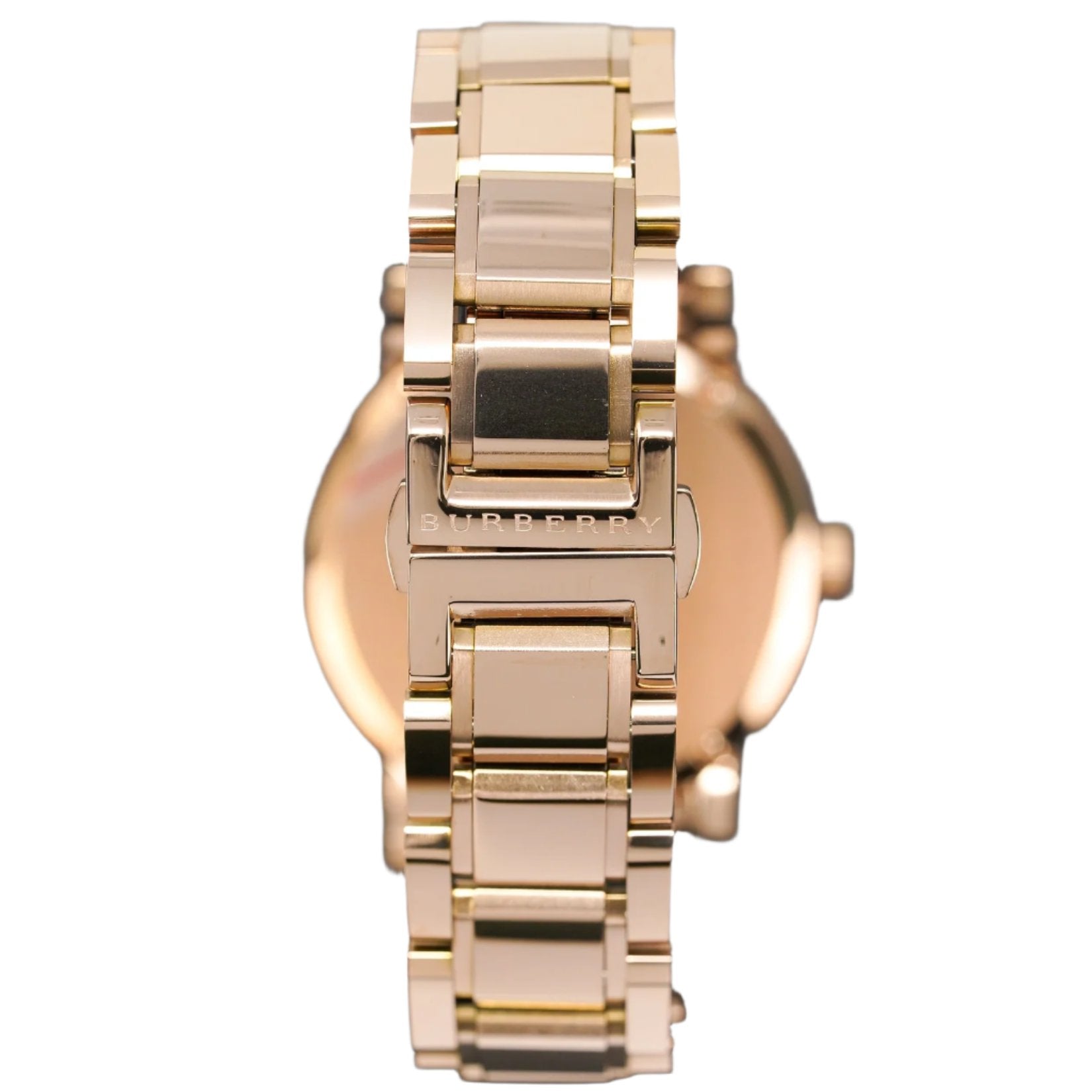 Burberry Ladies The City Rose Gold PVD Watch BU9004