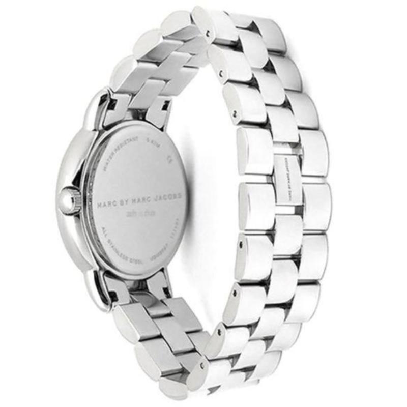 Ladies / Womens Silver Stainless Steel Marc Jacobs Designer Watch MBM3097