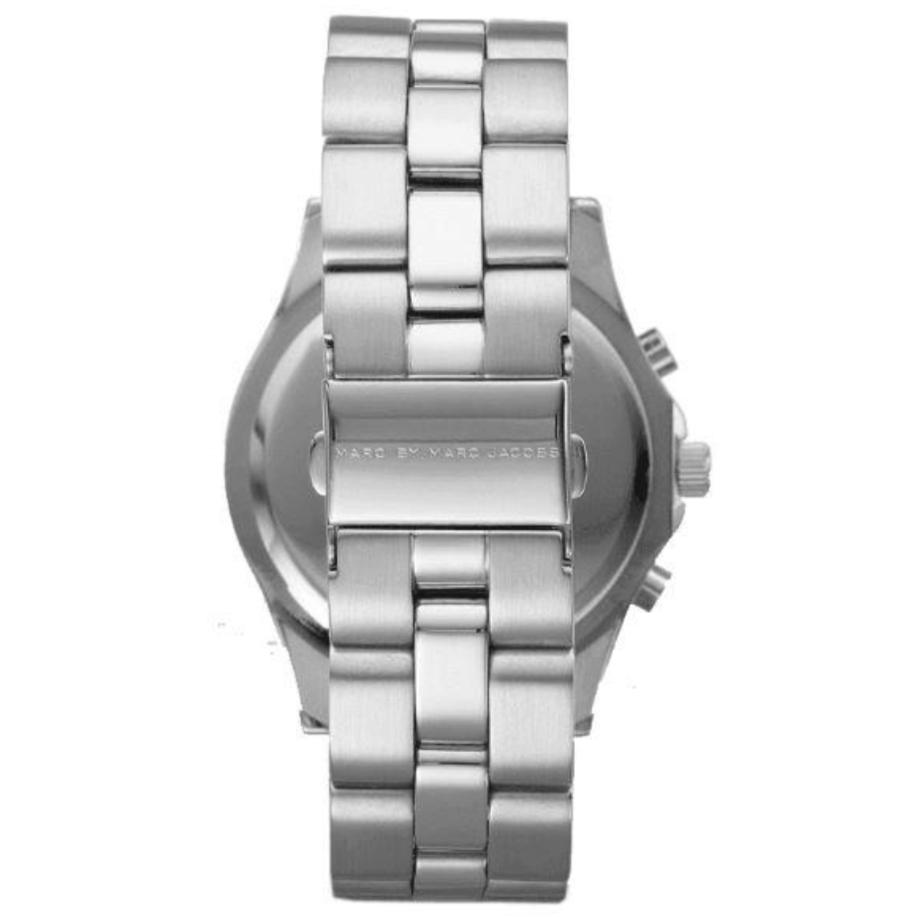 Ladies / Womens Blade Silver Stainless Steel White Dial Marc Jacobs Designer Watch MBM3100