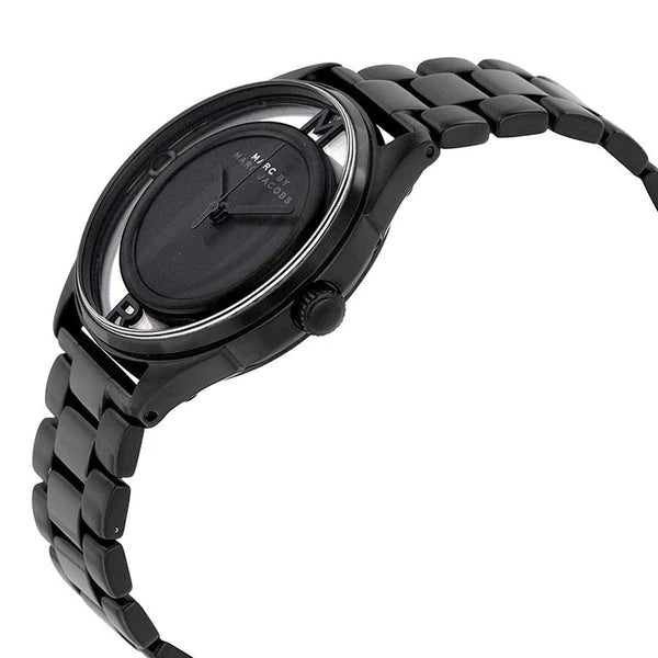 Ladies / Womens Tether Black Stainless Steel Marc Jacobs Designer Watch MBM3415