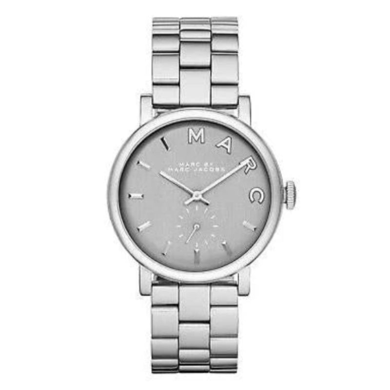 Ladies / Womens Baker Silver Tone Stainless Steel Marc Jacobs Designer Watch MBM8630