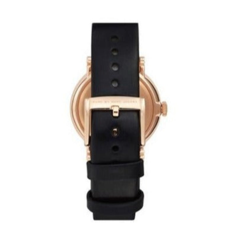 Ladies / Womens Baker Black Leather Marc Jacobs Designer Watch MBM8633