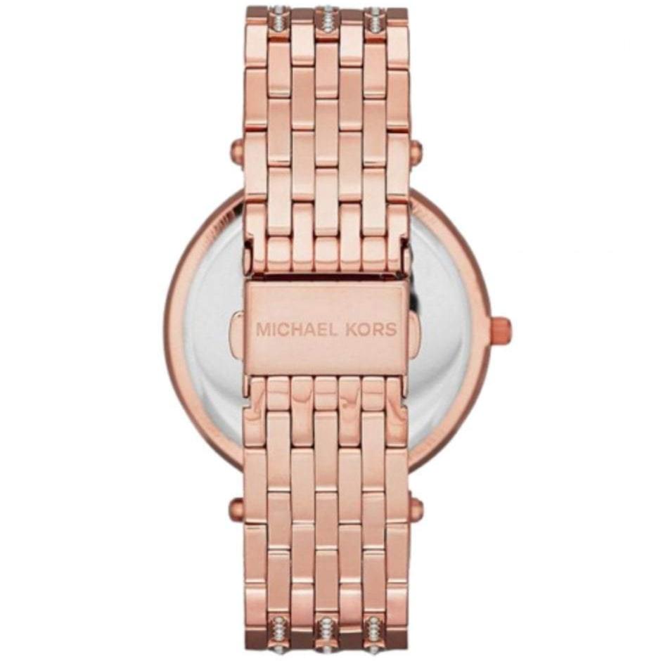 Ladies / Womens Darci Rose Gold Glitz Stainless Steel Michael Kors Designer Watch MK3220