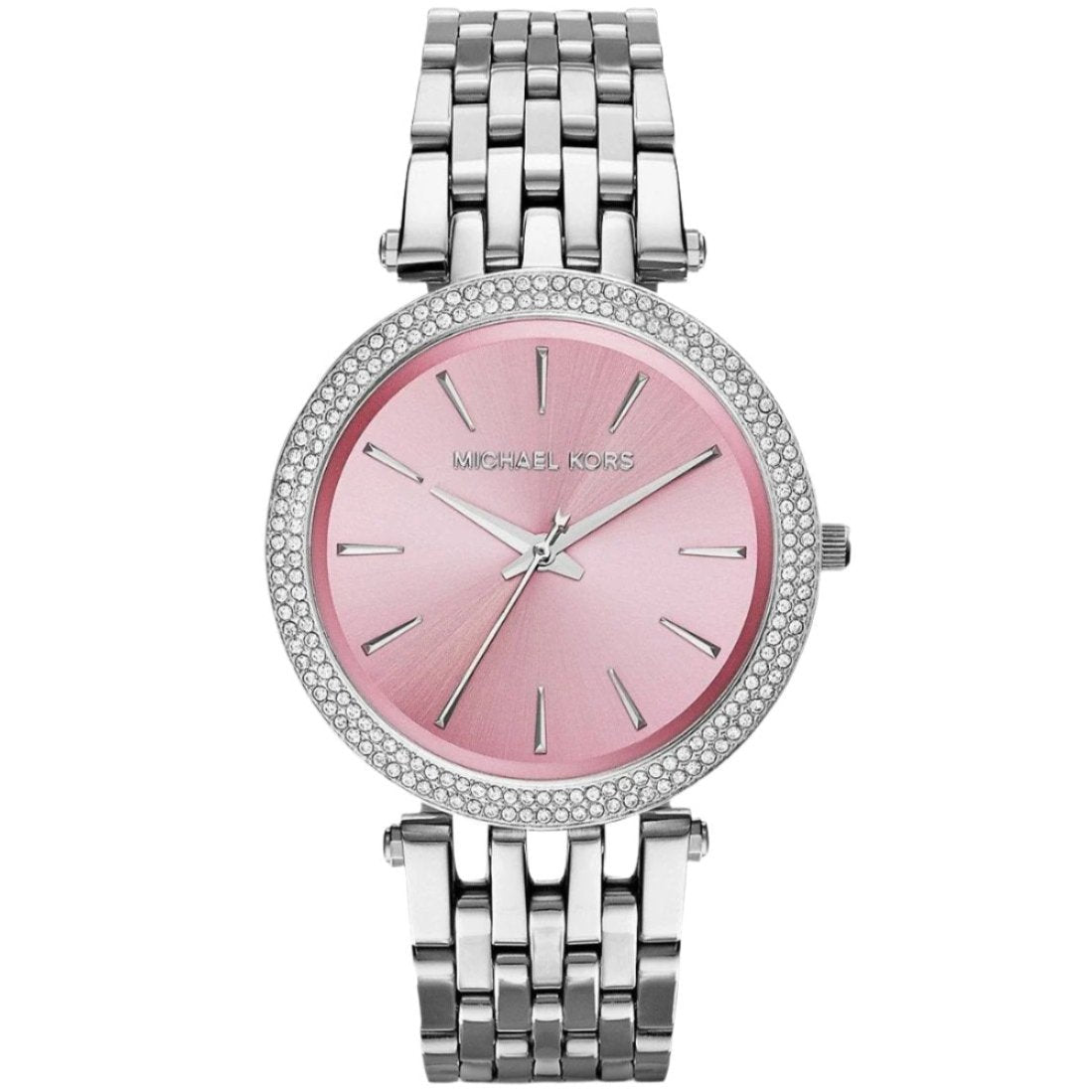 Ladies / Womens Darci Pink Stainless Steel Michael Kors Designer Watch MK3352