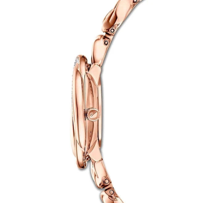 Swarovski Crystal Flower Ladies Rose Gold Watch 5547626