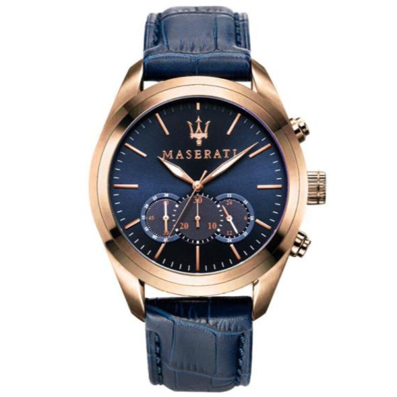 Maserati R8871612015 Traguardo Chrono Men's Blue Watch