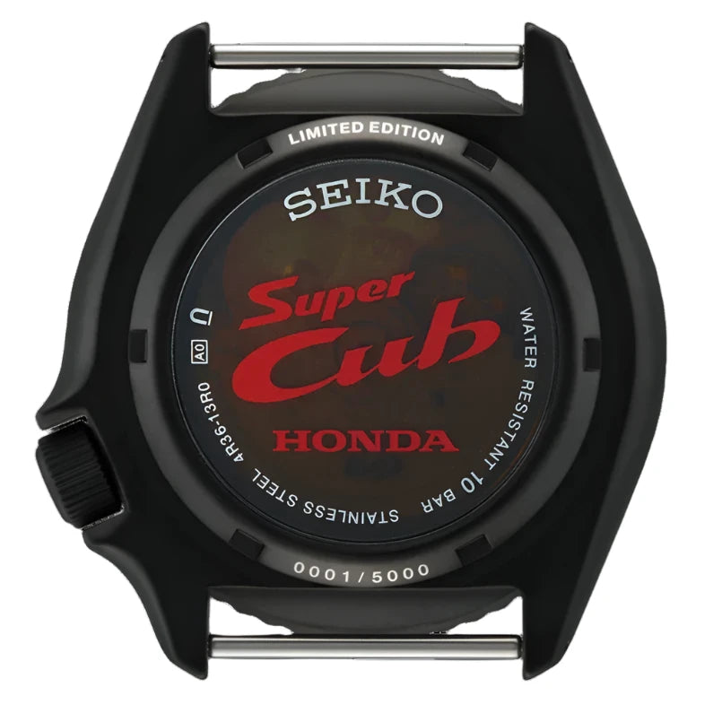 Seiko 5 Sports Auto Honda Super Club Men's Black Watch SRPJ75K1