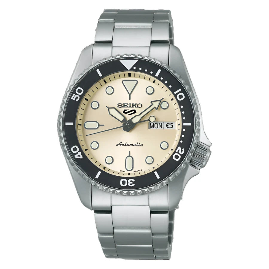 Seiko 5 Sports Auto Men's Cream Watch SRPK31K1