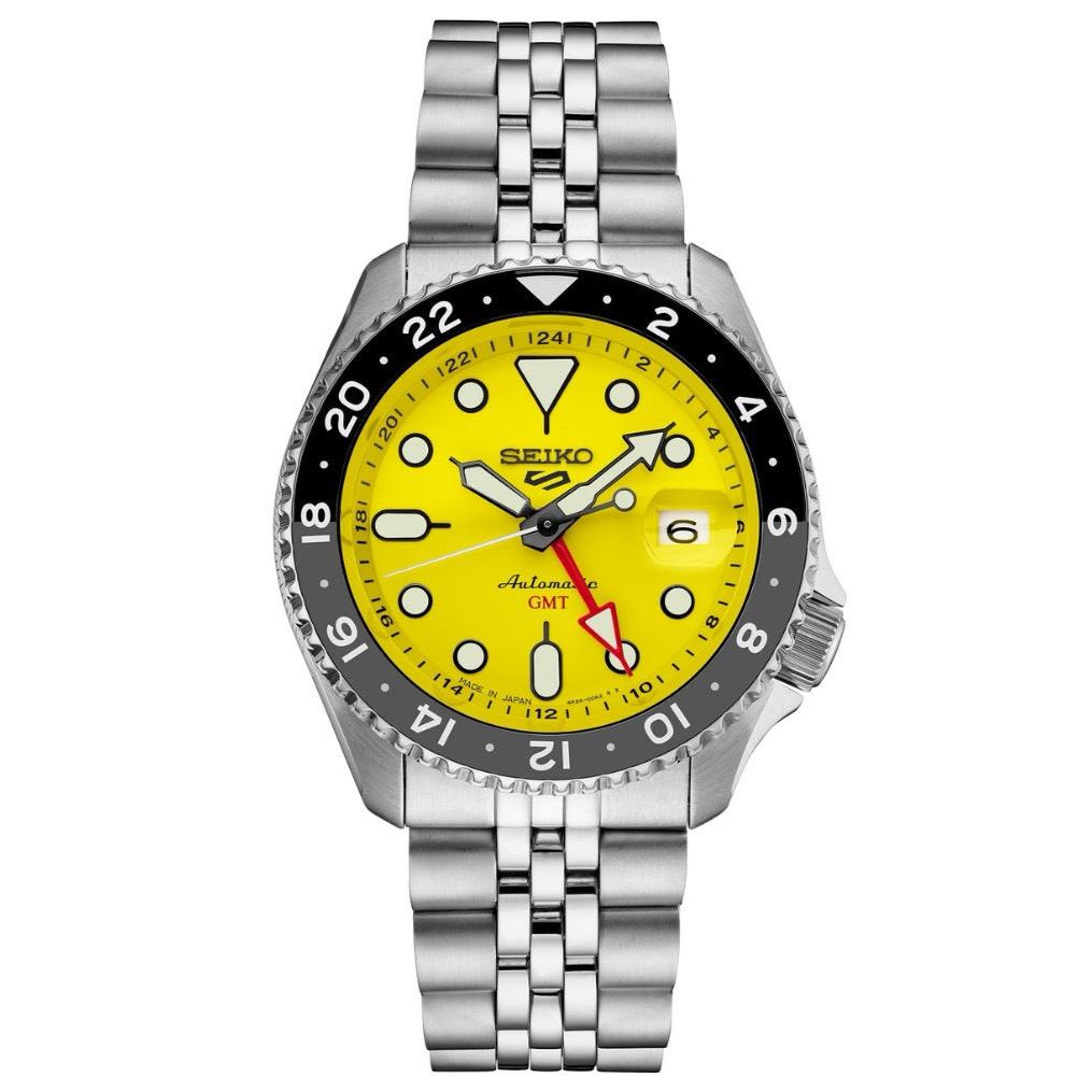 Seiko 5 Sports GMT Auto Men's Yellow Watch SSK017K1