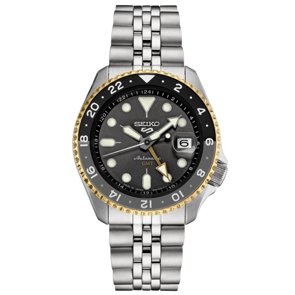 Seiko 5 Sports GMT Auto Men's Grey Watch SSK021K1