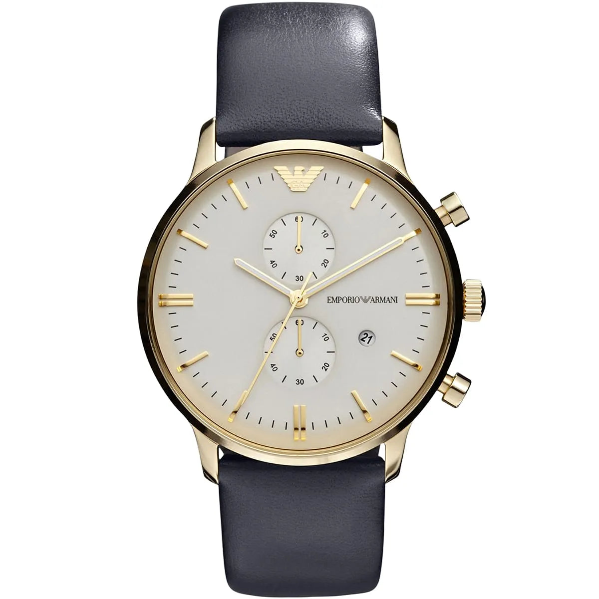 Emporio Armani Men's Gianni Chronograph Gold PVD Watch AR0386