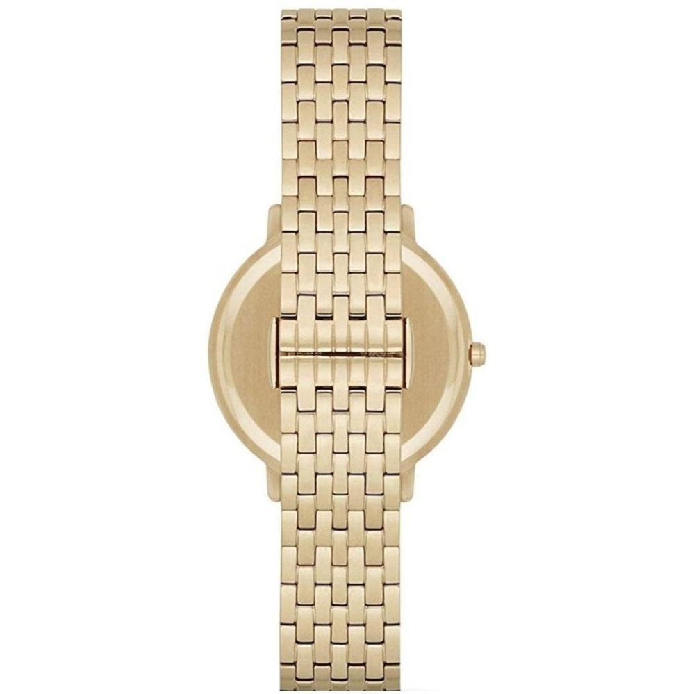 Ladies / Womens Gold Stainless Steel Mother of Pearl Emporio Armani Designer Watch AR11007