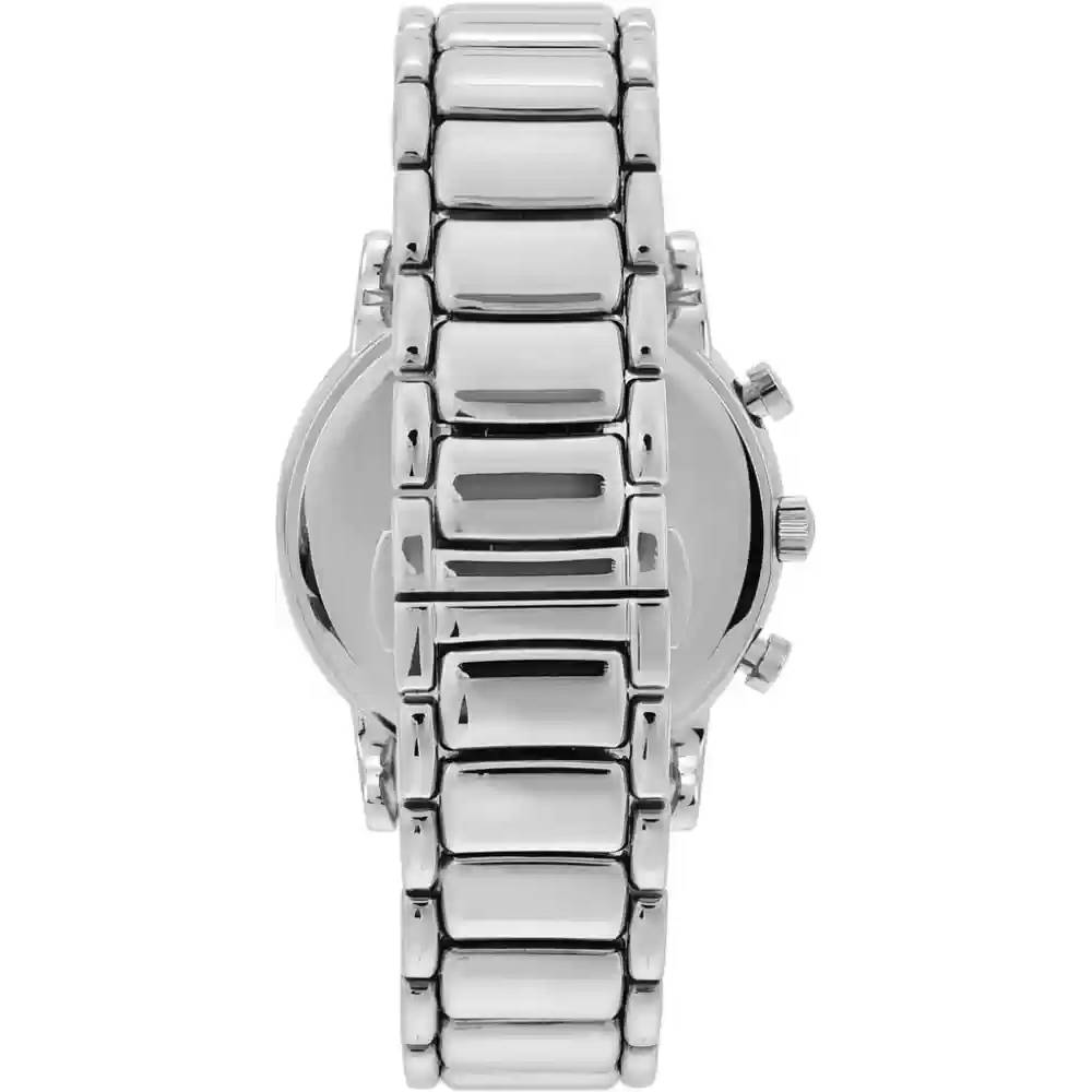 Mens / Gents Luigi Silver Stainless Steel Chronograph Emporio Armani Designer Watch AR11132