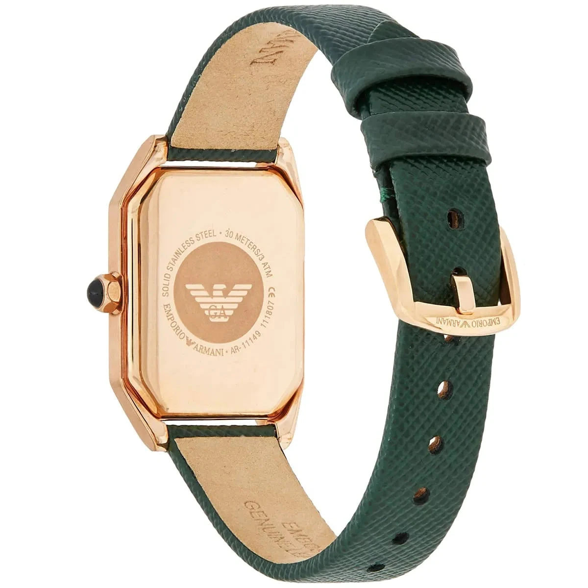 Emporio Armani Ladies Automatic Gioia Green Watch AR11149