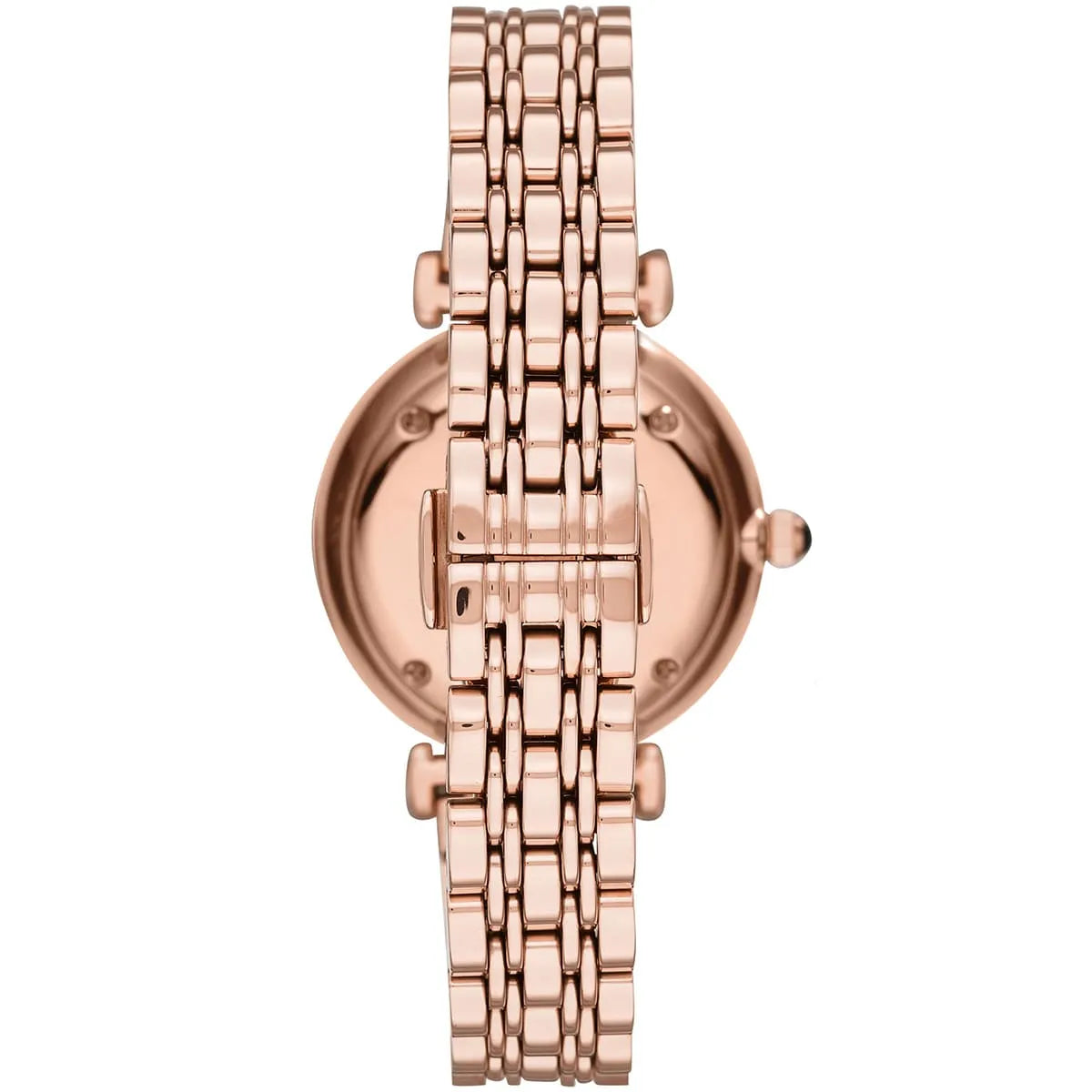 Ladies / Womens Gianni T-Bar Rose Gold Emporio Armani Designer Watch AR11206