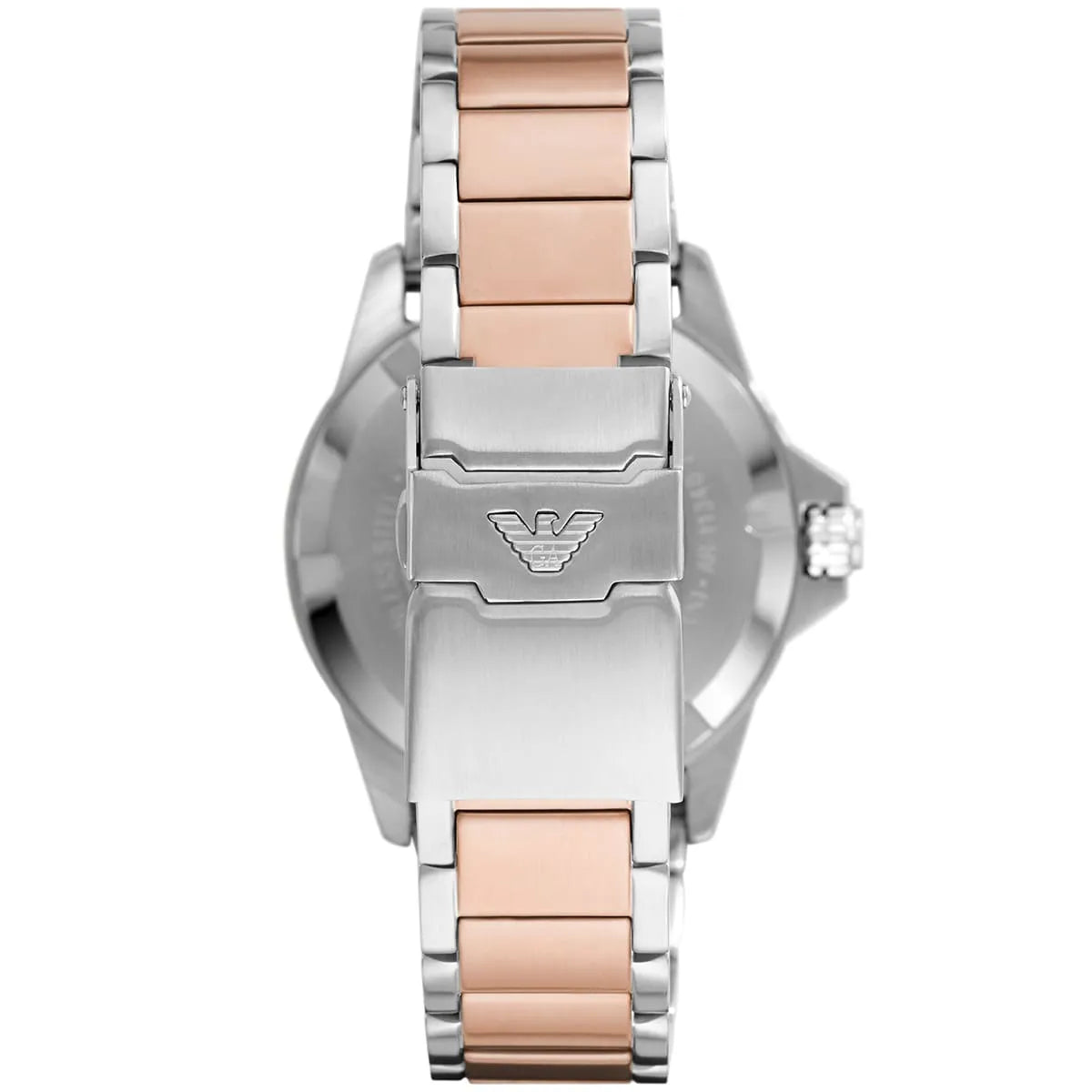 Emporio Armani Men's Diver Two Tone Rose Gold Watch AR11340