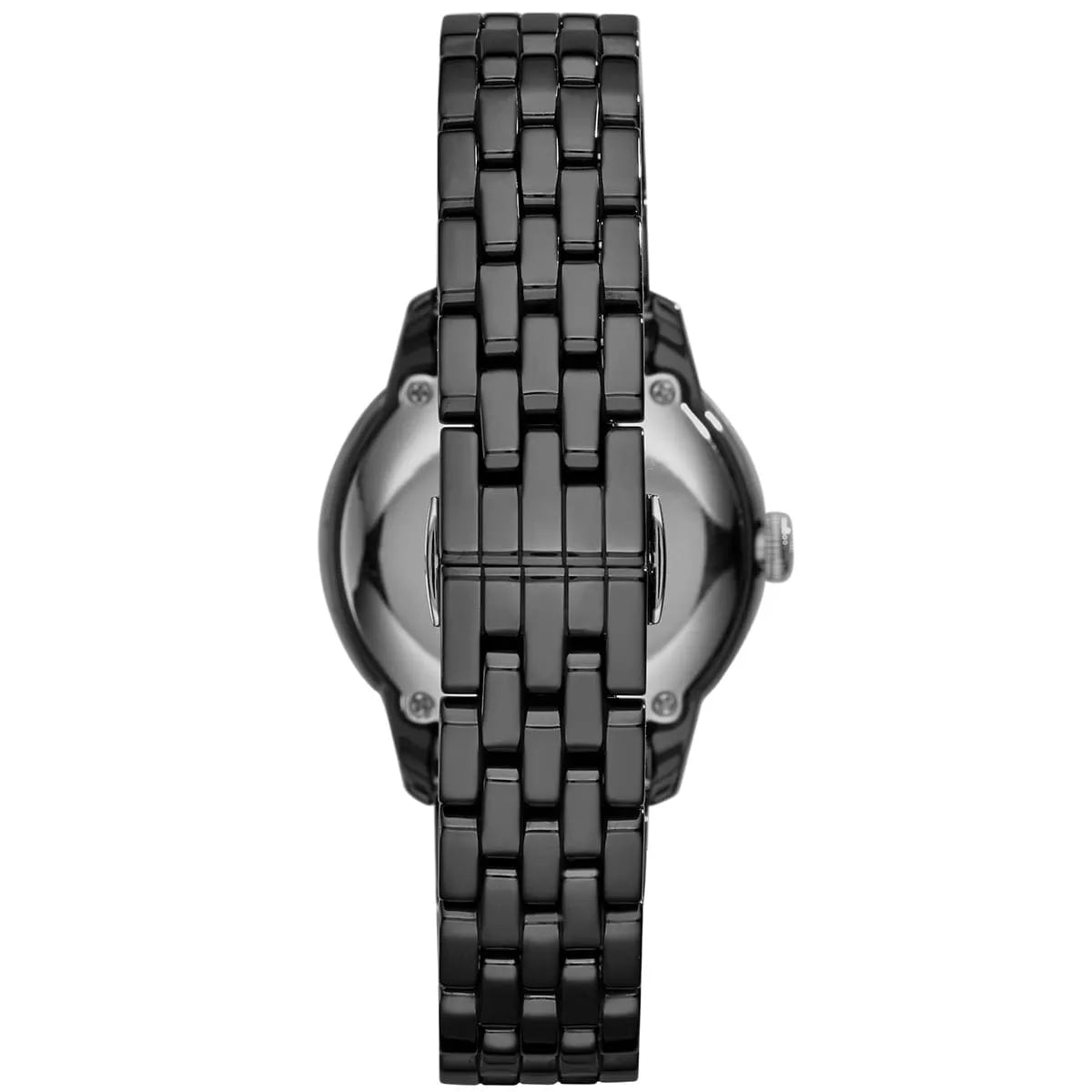 Ladies / Womens Black Ceramic Stainless Steel Emporio Armani Designer Watch AR1478