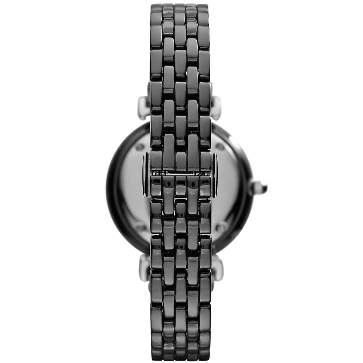 Ladies / Womens Black Ceramic Strap Emporio Armani Designer Watch AR1487