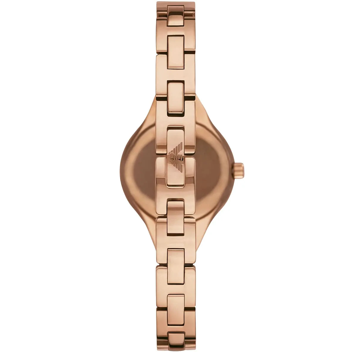 Ladies / Womens Rose Gold Stainless Steel Bracelet Emporio Armani Designer Watch AR7362