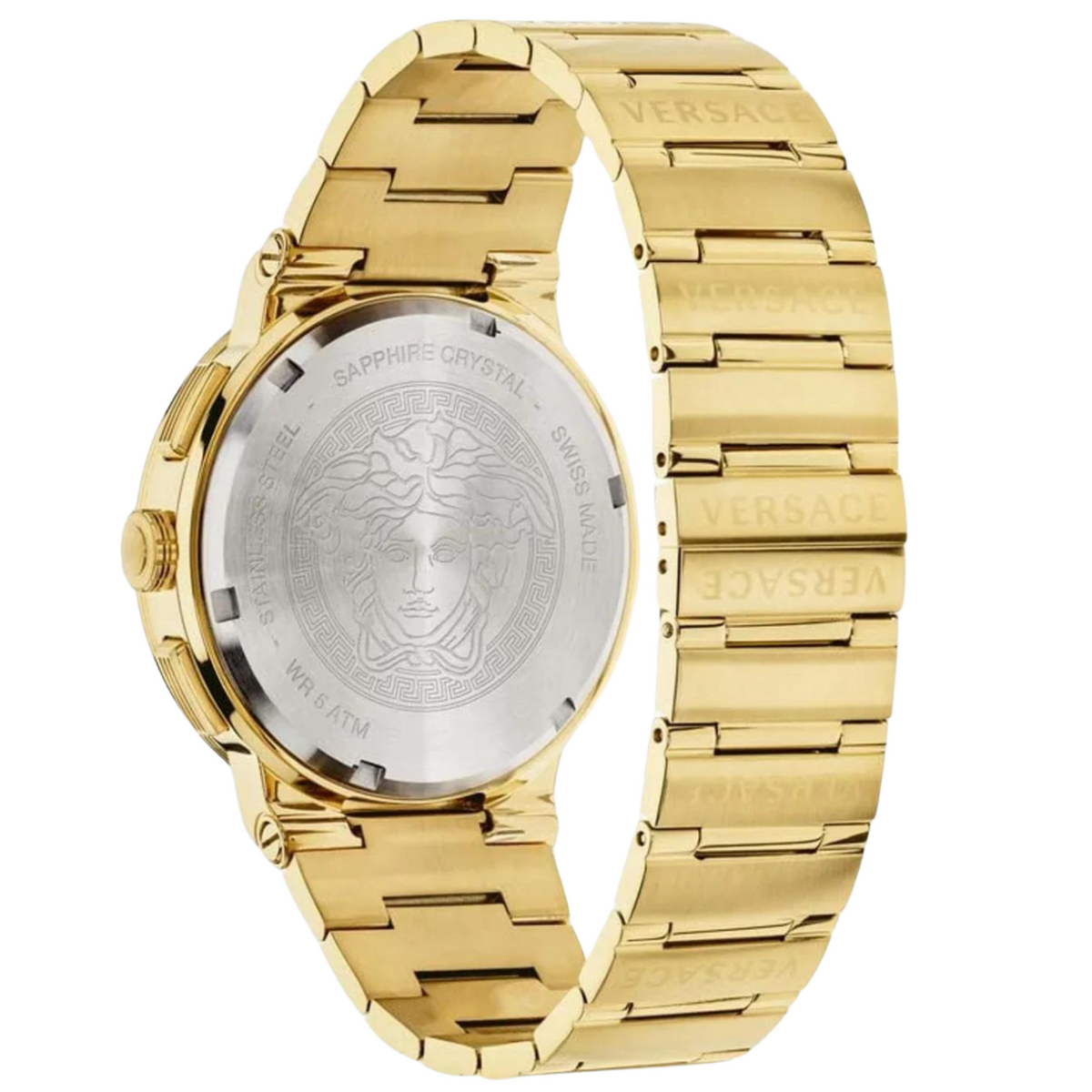 Versace VEZ900421 Logo Chrono Men's  Gold Watch