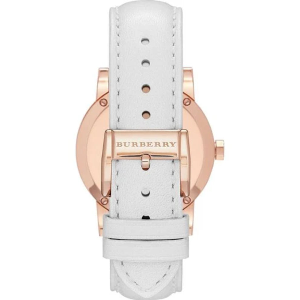 Women’s The City Diamond Leather Burberry Designer Watch BU9130