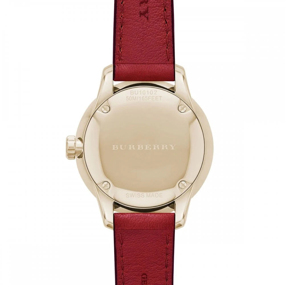 Burberry BU10102 Classic Ladies Red Watch