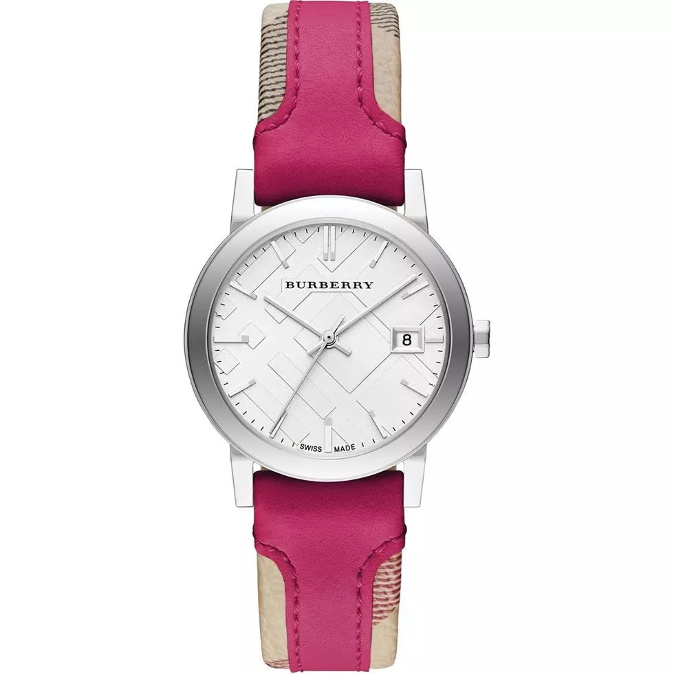 Burberry BU9149 The City Haymarket Ladies Pink Watch