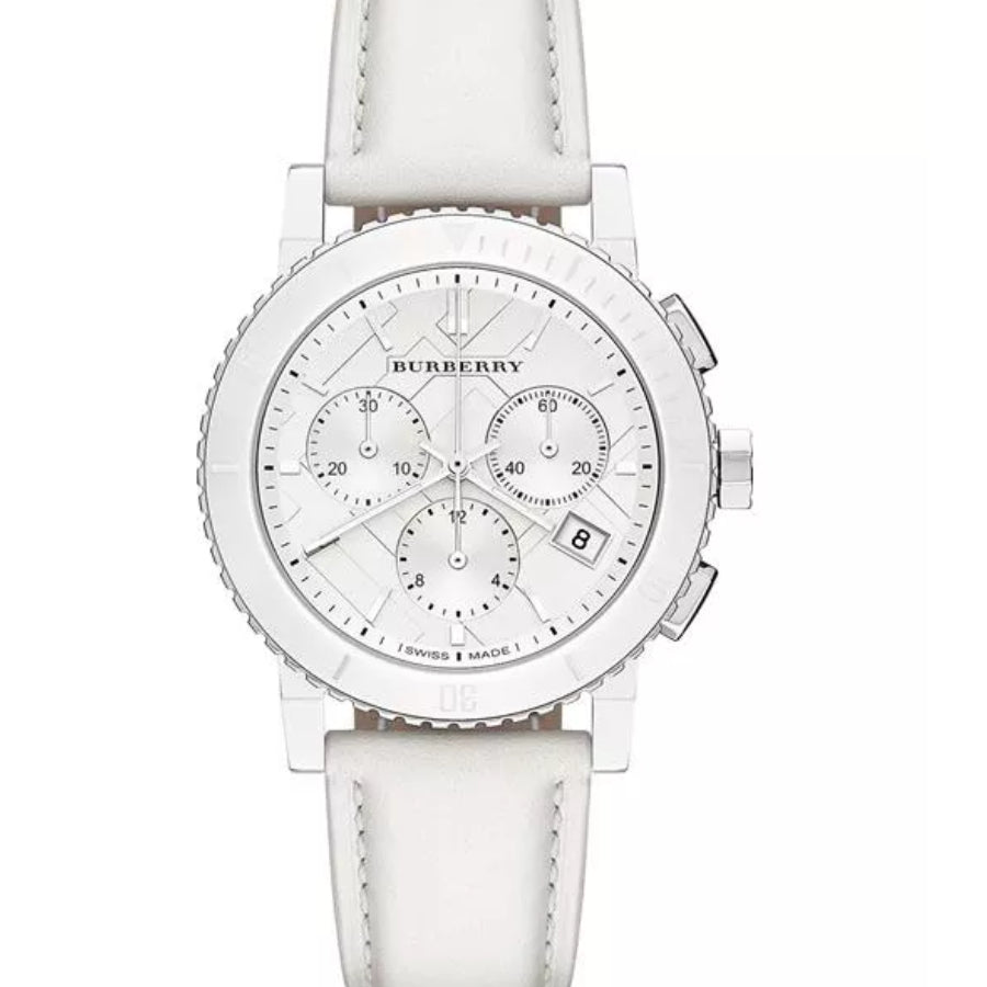 Burberry Swiss Ladies White Watch BU9221